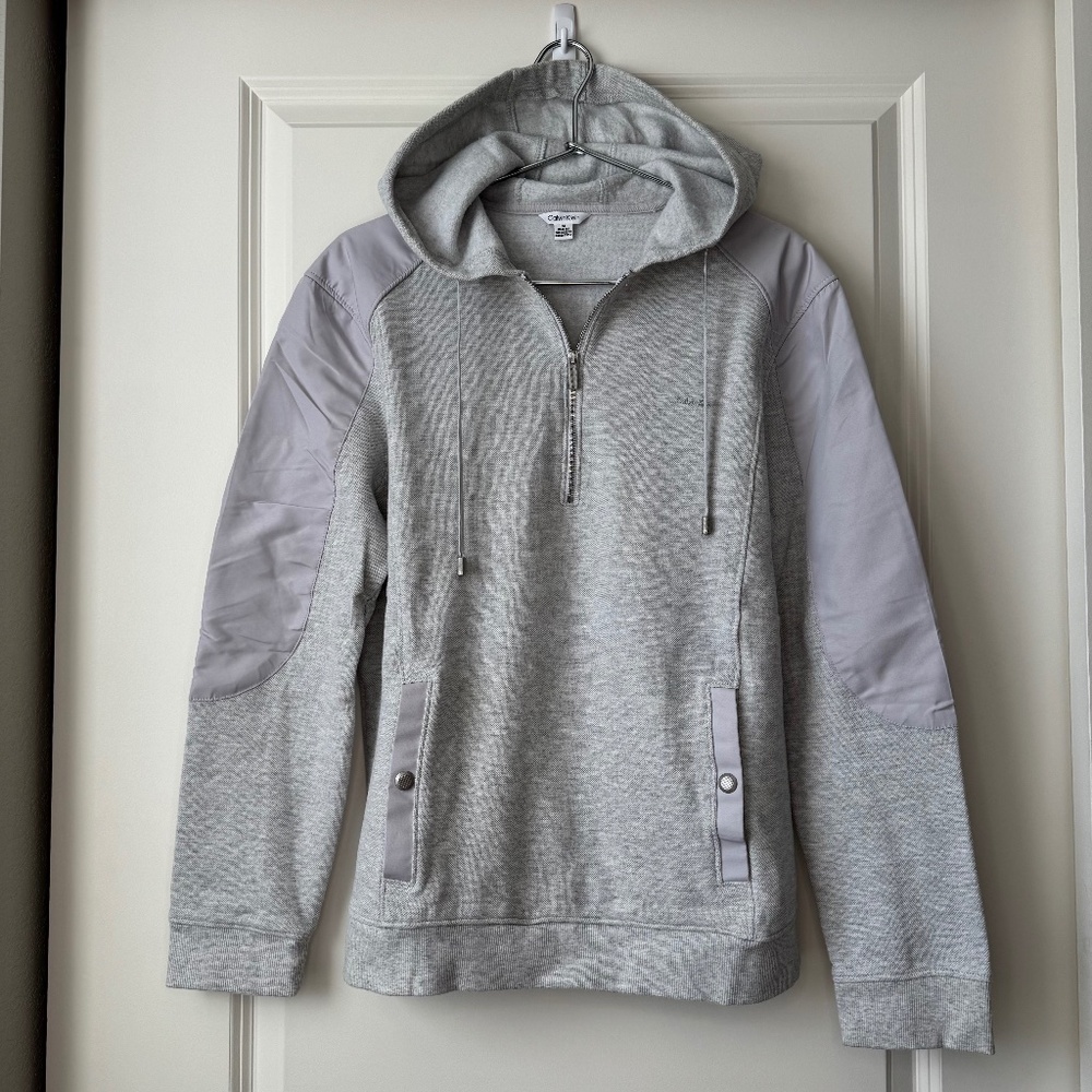 Calvin Klein 1/4 zip Hoodie | Mens M